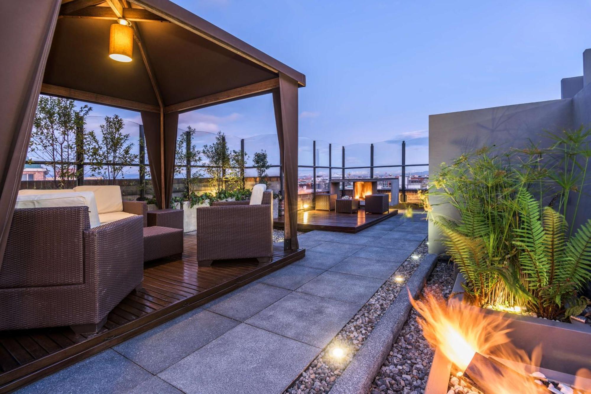Nh Collection Bogota Andino Royal Hotel Exterior photo Rooftop bar